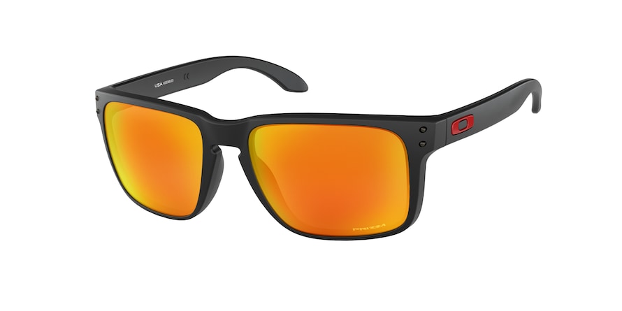Oakley HOLBROOK XL OO9417 Square Sunglasses  941704-MATTE BLACK 59-18-137 - Color Map black