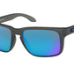 Oakley HOLBROOK XL OO9417 Square Sunglasses  941709-GREY SMOKE 59-18-137 - Color Map grey