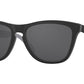Oakley FROGSKINS MIX (A) OO9428F Round Sunglasses  942810-MATTE BLACK INK 55-17-140 - Color Map black