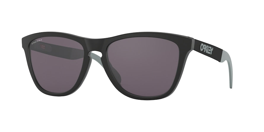 Oakley FROGSKINS MIX OO9428 Round Sunglasses  942801-MATTE BLACK 55-17-140 - Color Map black