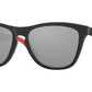 Oakley FROGSKINS MIX OO9428 Round Sunglasses  942811-MATTE BLACK INK 55-17-140 - Color Map black