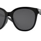 Oakley LOW KEY OO9433 Round Sunglasses  943307-POLISHED BLACK 54-19-140 - Color Map black