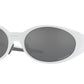 Oakley EYEJACKET REDUX OO9438 Rectangle Sunglasses  943804-POLISHED WHITE 58-19-137 - Color Map white