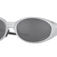 Oakley EYEJACKET REDUX OO9438 Rectangle Sunglasses  943805-SILVER 58-19-137 - Color Map silver