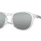 Oakley PITCHMAN R OO9439 Round Sunglasses  943902-POLISHED CLEAR 50-19-140 - Color Map clear