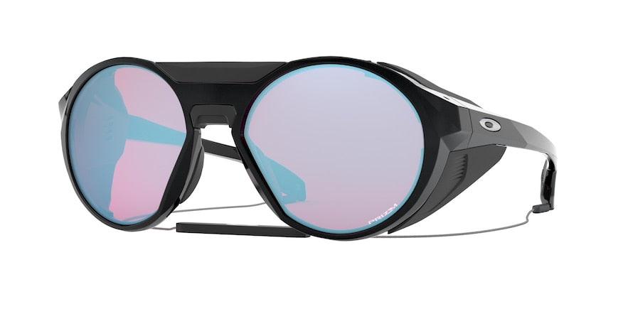 Oakley CLIFDEN OO9440 Round Sunglasses  944002-POLISHED BLACK 56-17-146 - Color Map black