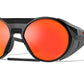 Oakley CLIFDEN OO9440 Round Sunglasses  944010-POLISHED BLACK 56-17-146 - Color Map black