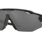 Oakley RADAR EV ADVANCER OO9442 Rectangle Sunglasses  944208-POLISHED BLACK 38-138-128 - Color Map black