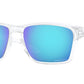 Oakley SYLAS OO9448 Rectangle Sunglasses  944804-POLISHED CLEAR 57-17-142 - Color Map clear