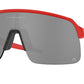 Oakley SUTRO LITE OO9463 Rectangle Sunglasses  946311-PM MATTE REDLINE 39-139-138 - Color Map red