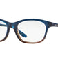 Oakley Optical TAUNT OX1091 Rectangle Eyeglasses  109102-BLUE FADE 52-16-130 - Color Map blue