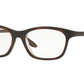 Oakley Optical TAUNT OX1091 Rectangle Eyeglasses  109115-TORTOISE PEARL 50-16-130 - Color Map brown