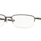 Oakley Optical CLUBFACE OX3102 Rectangle Eyeglasses  310203-PEWTER 54-17-143 - Color Map silver