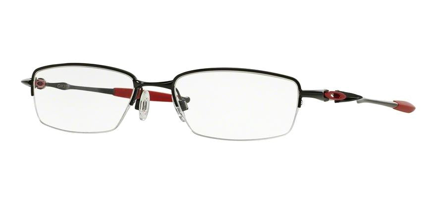 Oakley Optical COVERDRIVE OX3129 Rectangle Eyeglasses  312907-POLISHED BLACK 51-18-136 - Color Map black
