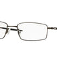 Oakley Optical TOP SPINNER 4B OX3136 Rectangle Eyeglasses  313602-POLISHED BLACK 53-19-140 - Color Map black