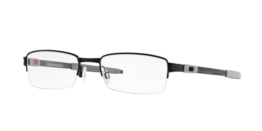 Oakley Optical TUMBLEWEED 0.5 OX3142 Rectangle Eyeglasses  314201-POLISHED BLACK 52-19-143 - Color Map black