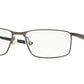 Oakley Optical SOCKET 5.0 OX3217 Rectangle Eyeglasses  321702-SATIN PEWTER 57-17-140 - Color Map silver