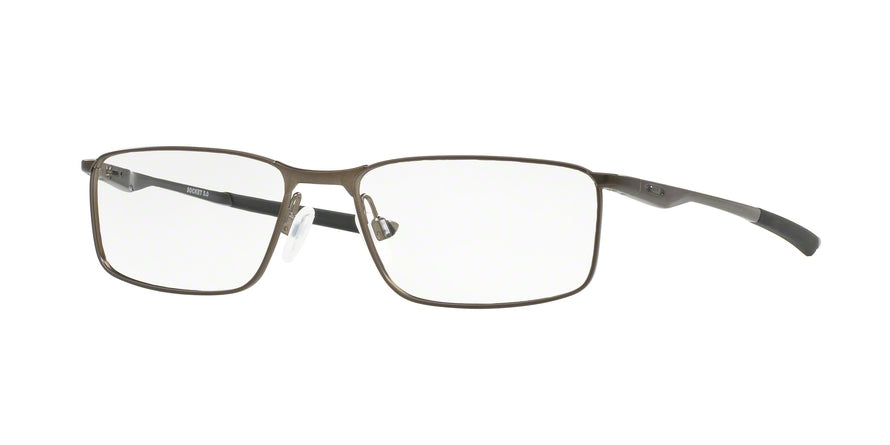Oakley Optical SOCKET 5.0 OX3217 Rectangle Eyeglasses  321702-SATIN PEWTER 57-17-140 - Color Map silver