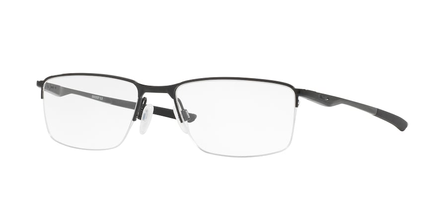 Oakley Optical SOCKET 5.5 OX3218 Rectangle Eyeglasses  321801-POLISHED BLACK 56-18-140 - Color Map black