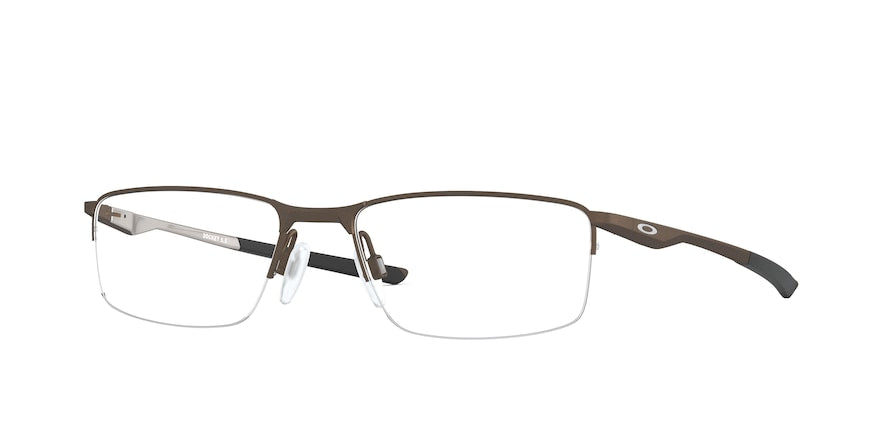 Oakley Optical SOCKET 5.5 OX3218 Rectangle Eyeglasses  321808-SATIN LEAD 54-18-136 - Color Map grey
