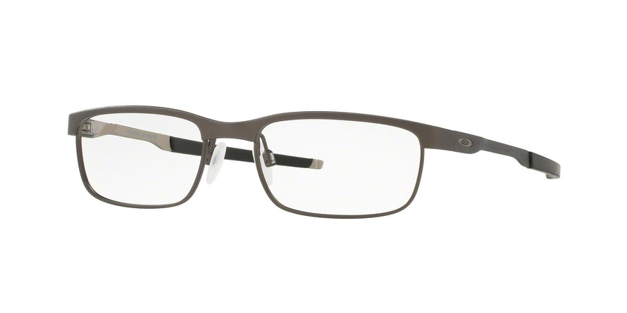 Oakley Optical STEEL PLATE OX3222 Rectangle Eyeglasses  322202-POWDER CEMENT 56-18-141 - Color Map silver