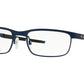 Oakley Optical STEEL PLATE OX3222 Rectangle Eyeglasses  322203-POWDER MIDNIGHT 56-18-141 - Color Map black
