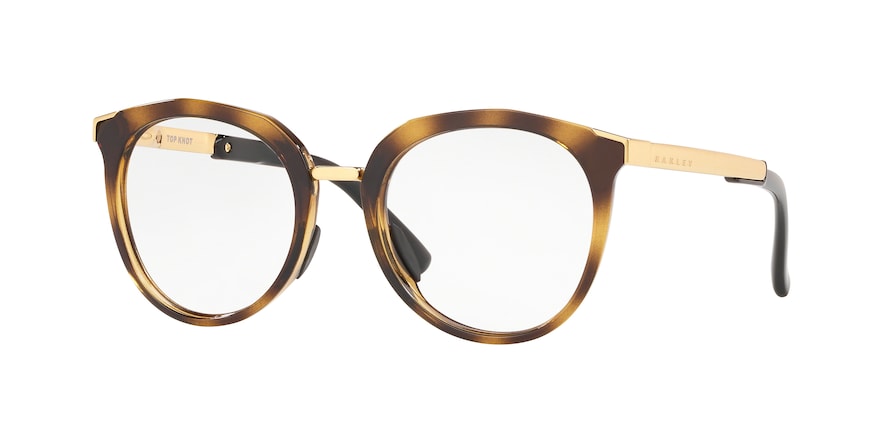 Oakley Optical TOP KNOT OX3238 Cat Eye Eyeglasses  323802-POLISHED BROWN TORTOISE 50-19-141 - Color Map havana