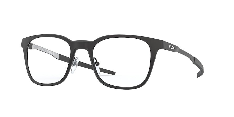 Oakley Optical BASE PLANE R OX3241 Round Eyeglasses  324101-SATIN BLACK 49-19-141 - Color Map black