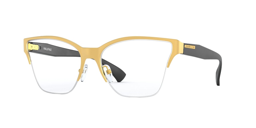 Oakley Optical HALIFAX OX3243 Cat Eye Eyeglasses  324304-SATIN GOLD 55-16-140 - Color Map gold