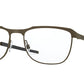Oakley Optical TAIL PIPE OX3244 Rectangle Eyeglasses  324402-PEWTER 55-18-141 - Color Map silver
