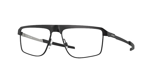 Oakley Optical FUEL LINE OX3245 Square Eyeglasses  324501-SATIN BLACK 55-16-141 - Color Map black