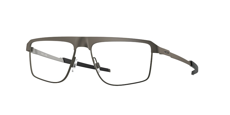 Oakley Optical FUEL LINE OX3245 Square Eyeglasses  324502-PEWTER 55-16-141 - Color Map silver