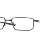 Oakley Optical OUTER FOIL OX3246 Rectangle Eyeglasses  324601-SATIN BLACK 53-18-136 - Color Map black