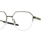 Oakley Optical INNER FOIL OX3247 Round Eyeglasses  324702-PEWTER 52-17-140 - Color Map silver