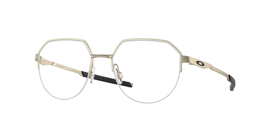 Oakley Optical INNER FOIL OX3247 Round Eyeglasses  324704-SATIN LIGHT GOLD 52-17-140 - Color Map gold
