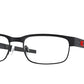 Oakley Optical METAL PLATE OX5038 Rectangle Eyeglasses  503810-SATIN LIGHT STEEL 55-18-140 - Color Map grey