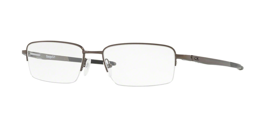 Oakley Optical GAUGE 5.1 OX5125 Rectangle Eyeglasses  512502-PEWTER 54-17-142 - Color Map silver