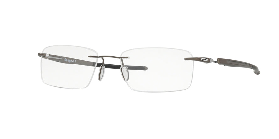 Oakley Optical GAUGE 3.1 OX5126 Rectangle Eyeglasses  512602-PEWTER 54-18-137 - Color Map silver