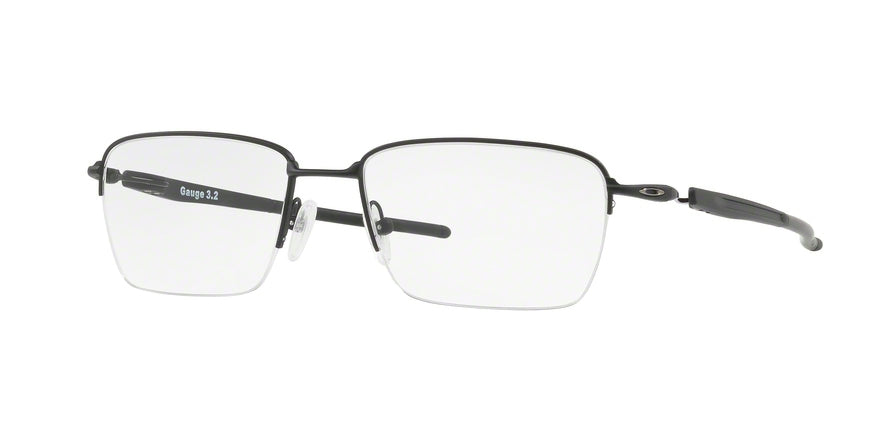 Oakley Optical GAUGE 3.2 BLADE OX5128 Square Eyeglasses  512801-MATTE BLACK 54-18-137 - Color Map black