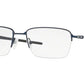 Oakley Optical GAUGE 3.2 BLADE OX5128 Square Eyeglasses  512803-MATTE MIDNIGHT 54-18-137 - Color Map blue