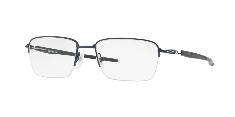 Oakley Optical GAUGE 3.2 BLADE OX5128 Square Eyeglasses  512803-MATTE MIDNIGHT 54-18-137 - Color Map blue