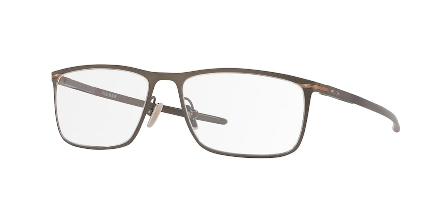 Oakley Optical TIE BAR OX5138 Rectangle Eyeglasses  513802-SATIN OLIVE 57-16-141 - Color Map green