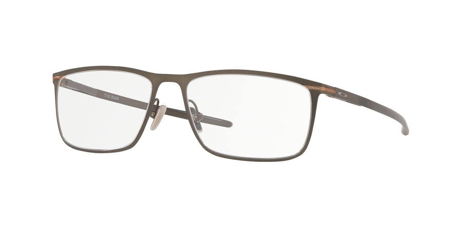Oakley Optical TIE BAR OX5138 Rectangle Eyeglasses  513802-SATIN OLIVE 55-16-135 - Color Map green