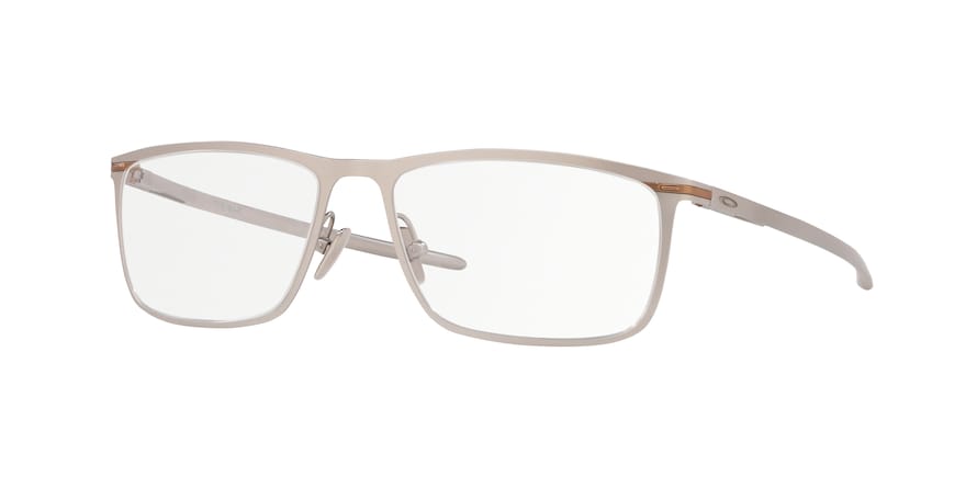 Oakley Optical TIE BAR OX5138 Rectangle Eyeglasses  513804-SATIN CHROME 57-16-141 - Color Map silver
