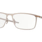 Oakley Optical TIE BAR OX5138 Rectangle Eyeglasses  513804-SATIN CHROME 53-16-135 - Color Map silver