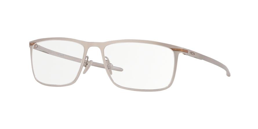 Oakley Optical TIE BAR OX5138 Rectangle Eyeglasses  513804-SATIN CHROME 53-16-135 - Color Map silver