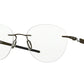 Oakley Optical DRILL PRESS OX5143 Round Eyeglasses  514302-PEWTER 51-18-137 - Color Map silver