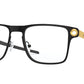 Oakley Optical TORQUE WRENCH OX5144 Square Eyeglasses  514404-SATIN BLACK 53-18-136 - Color Map black