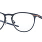 Oakley Optical MONEY CLIP OX5145 Round Eyeglasses  514503-MATTE DARK NAVY 52-20-141 - Color Map blue