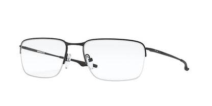 Oakley Optical WINGBACK SQ OX5148 Square Eyeglasses  514801-SATIN BLACK 56-18-136 - Color Map black